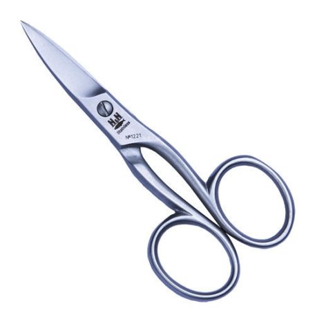 Nagy István körömvágó olló, inox, hajlított erós (1221)