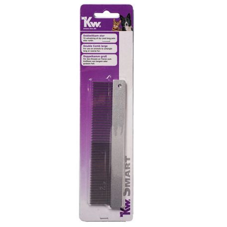 KW fém fésű kétoldalas (15,5 cm)