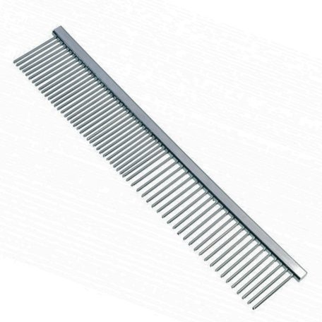 Camon kétoldalas fém fésű (18,5 cm)