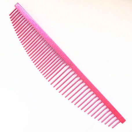 XS íves kétoldalas fém fésű (18,5 cm)