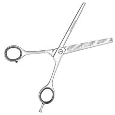 Félpofás ritkító ollók